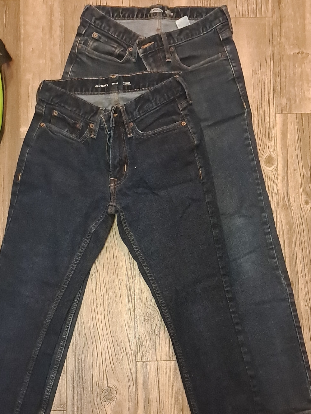 Lot 2 Old Navy Men’s Blue Straight-Leg Jeans Pair